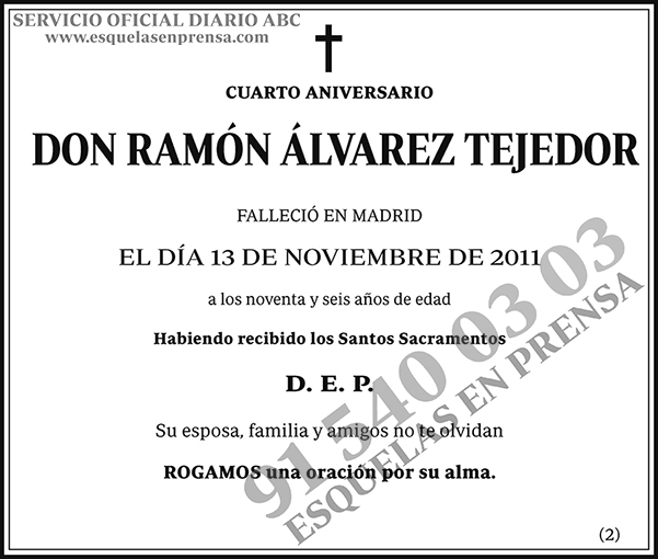 Ramón Álvarez Tejedor